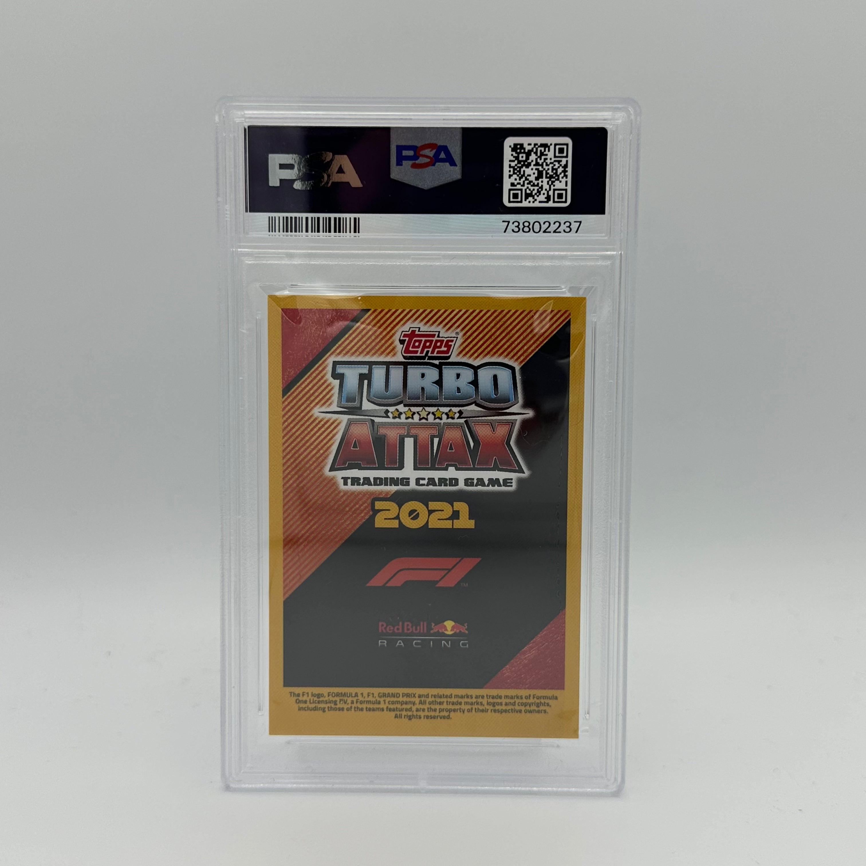 PSA 9 Graded MAX VERSTAPPEN #207 Racing Card - Perfect for Collectors, Sports Memorabilia Fans & Formula 1 Enthusiasts