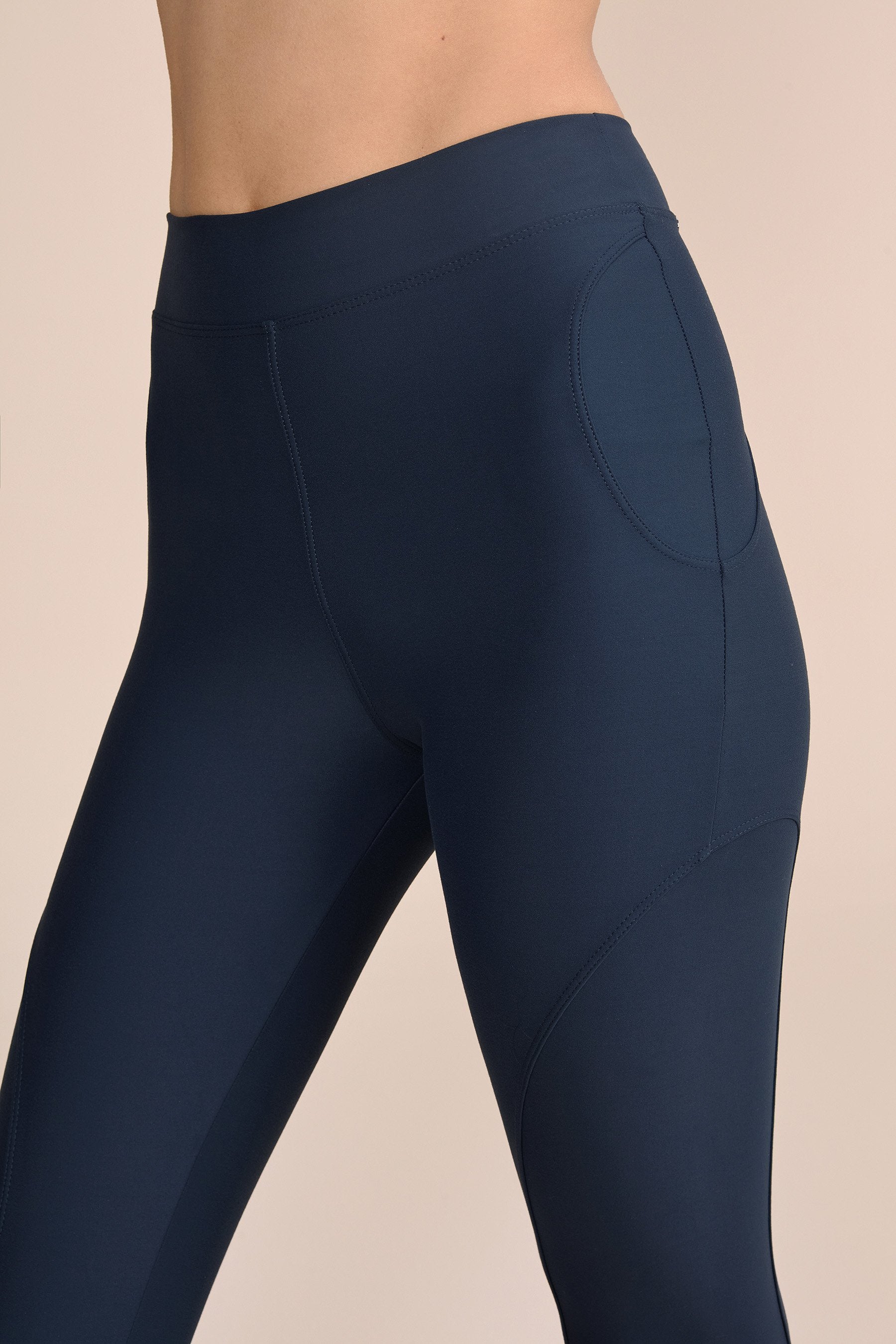 Premium Neoprene Long Leggings for Women - High Waist Yoga Pants, Workout & Running Tights - Comfortable & Stretchy for Fitness, Gym & Daily Wear