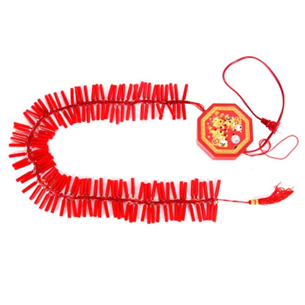 2022 Cingc Electronic Firecracker - Traditional Chinese LED Hanging Decor with Tassel for Spring Festival, Holiday & Home Decoration | Perfect for Chinese New Year Celebrations, Party Decor, and Festive Indoor/Outdoor Lighting