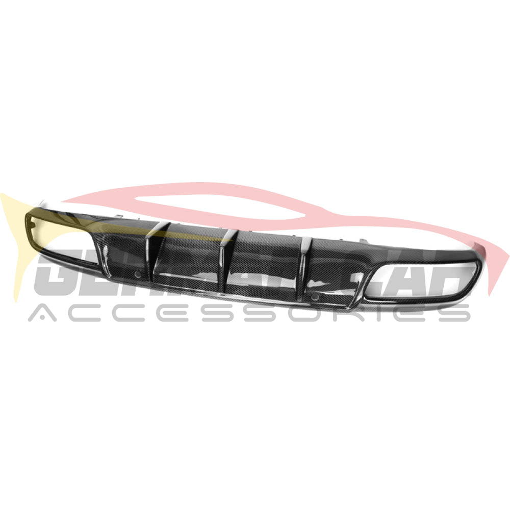 2015-2018 Mercedes Benz C Class W205 Coupe Carbon Fiber Rear Diffuser - High Performance Aero Upgrade for Enhanced Style & Downforce