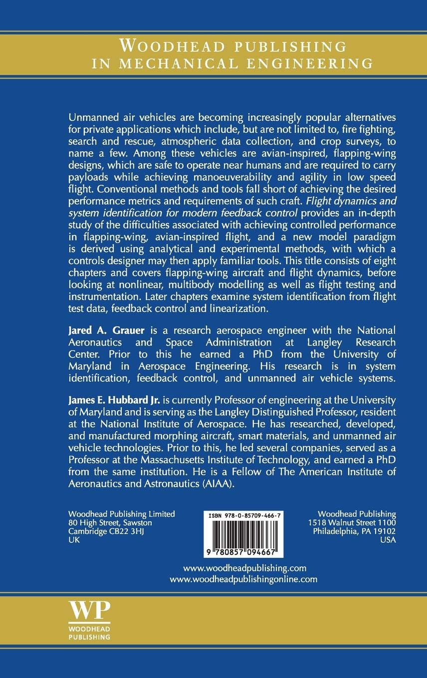 Flight Dynamics and System Identification for Modern Feedback Control: Avian-Inspired Robots | Advanced UAV & Drone Technology for Aerial Robotics Research and Autonomous Flight Systems