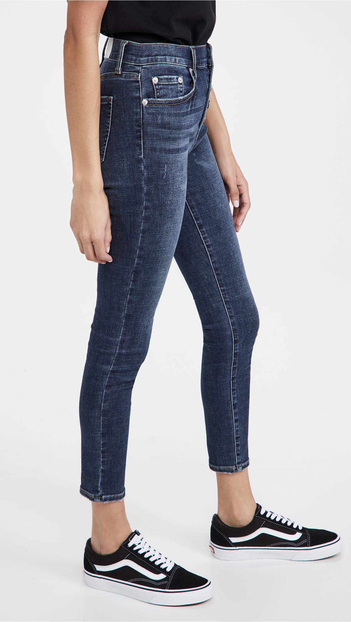 Women's High Rise A-Line Denim Jeans - Stretchy Skinny Fit for Casual & Work Wear | Comfortable & Flattering for Everyday Outfits