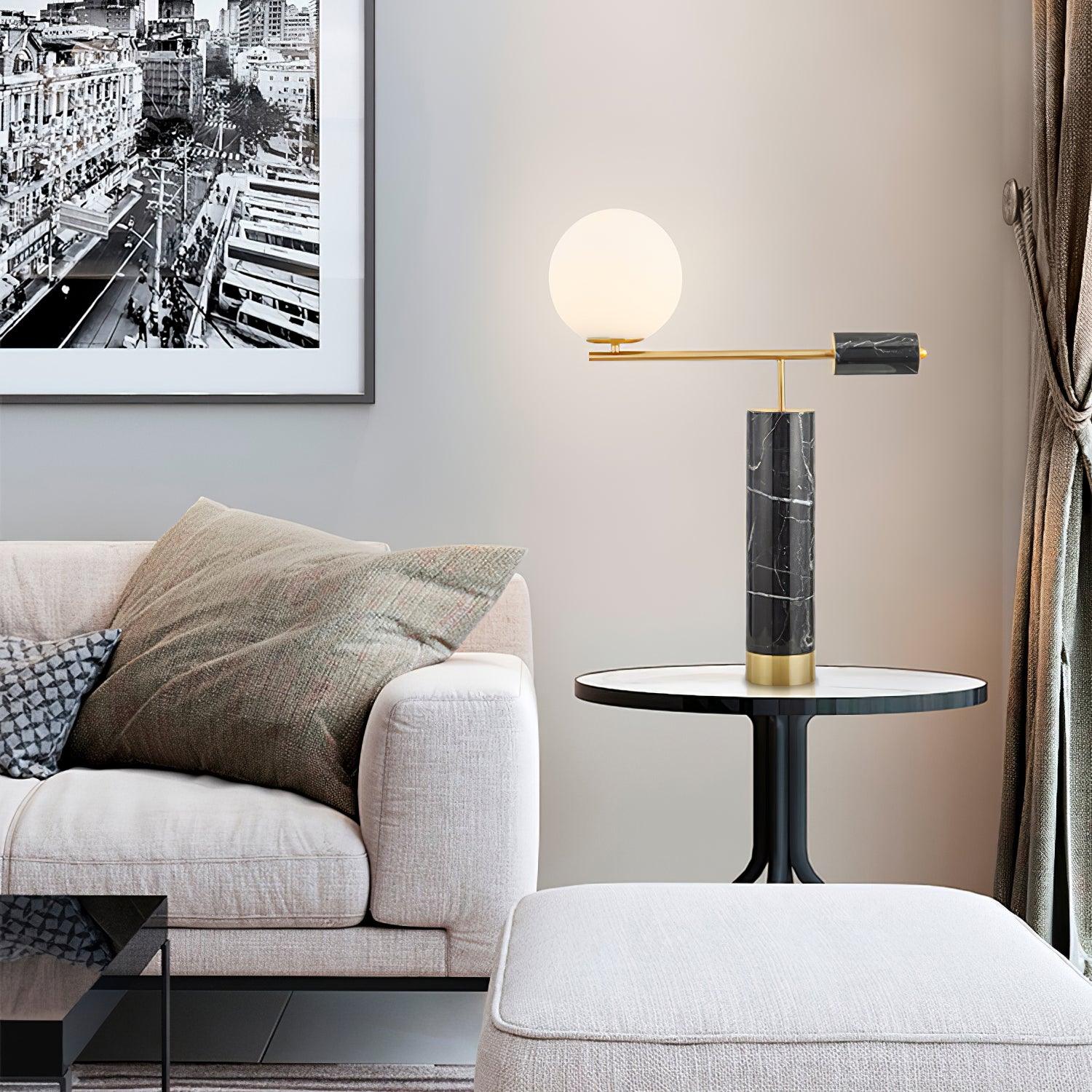 Lexi Table Lamp - Modern LED Nightstand Lamp with Touch Control, 3 Color Temperatures - Perfect for Bedroom, Living Room, or Office Lighting