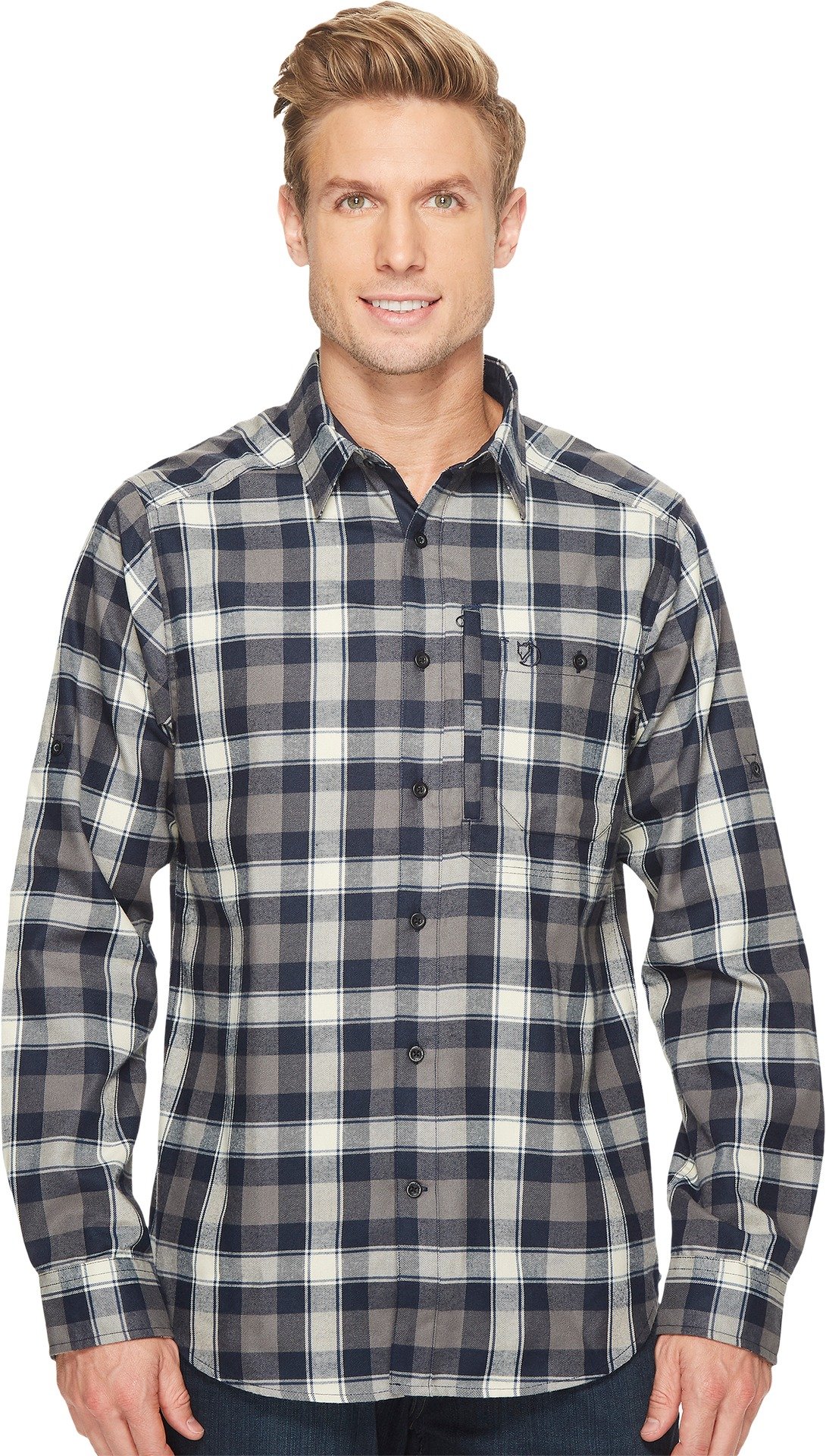 Fjällräven Men's Fjallglim Shirt - Lightweight Outdoor Hiking & Travel Button-Up Shirt for Adventure & Casual Wear