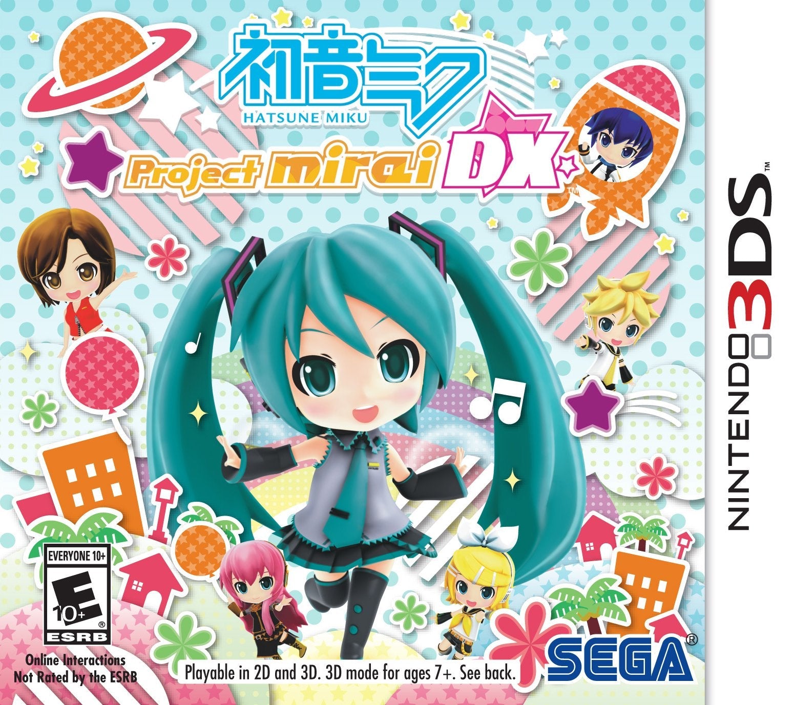 Hatsune Miku: Project Mirai DX - Nintendo 3DS Rhythm Game with Anime Characters | Perfect for Fans of Vocaloid Music and Japanese Culture