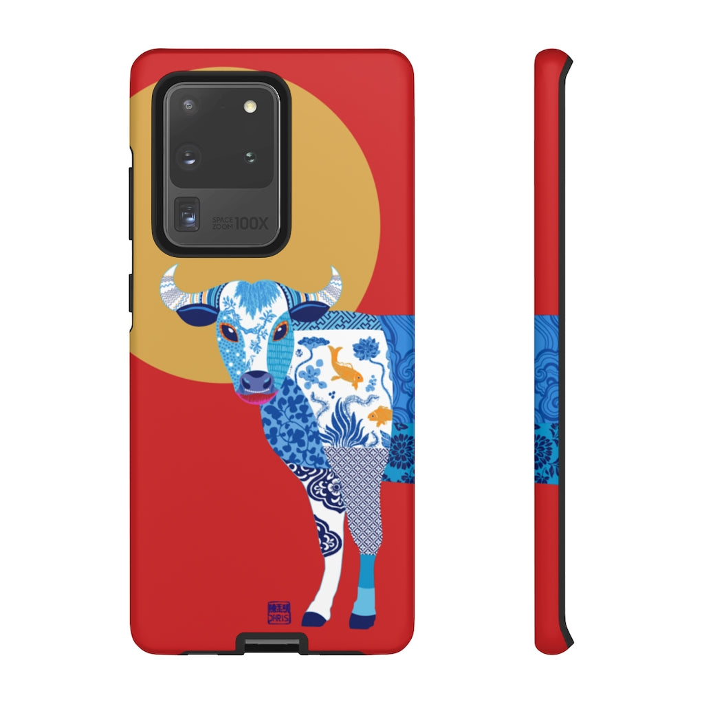 OX Chinese Zodiac Phone Case - Durable & Stylish Cover for iPhone & Samsung - Perfect for Lunar New Year & Zodiac Enthusiasts
