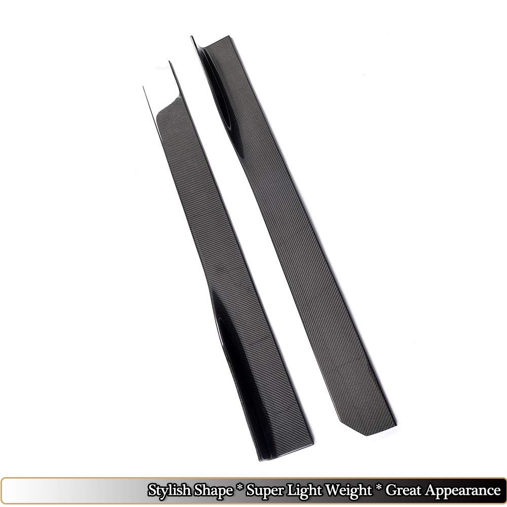 Universal Carbon Fiber Car Side Skirts for Volkswagen VW Ameo Fox Polo Vento Beetle Golf Jetta MK5 MK6 MK7 Passat - 45.28