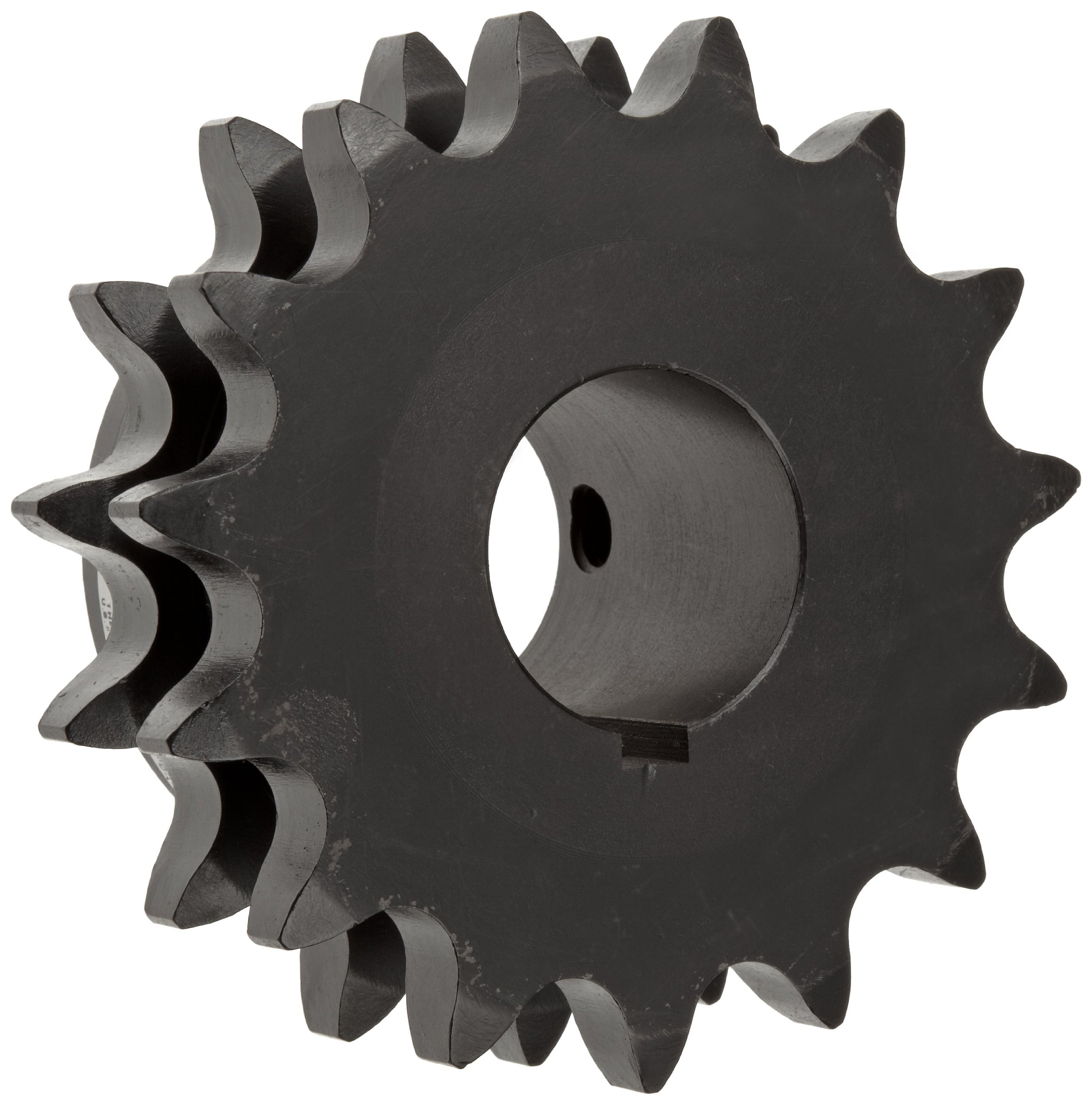 Martin Winch Roller Chain Sprocket - Hardened Teeth, Bored-to-Size Type B Hub, Double Strand 80 Chain (1