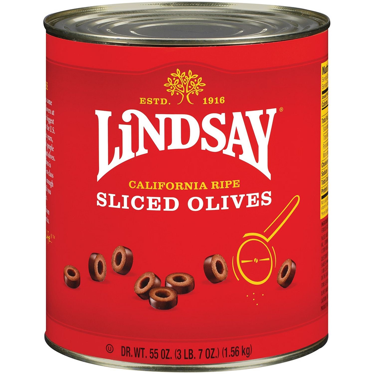Lindsay Sliced California Ripe Olives - 6 oz Can (Pack of 9) | Premium Black Olives for Salads, Pizzas & Mediterranean Recipes | Pantry Staple & Cooking Essential