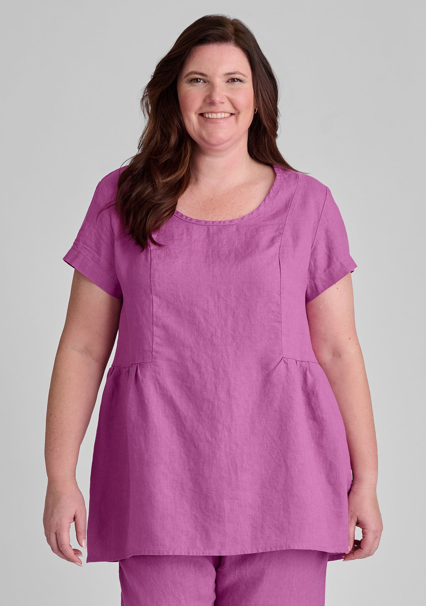 SS Play In It Linen T-Shirt - Soft & Breathable Linen Shirt for Women & Men | Perfect for Casual Wear, Summer Outfits & Beach Vacations