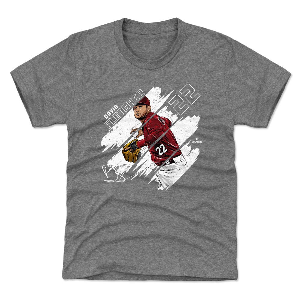 500 LEVEL David Fletcher Kids Baseball Shirt - Striped Youth Jersey for Boys & Girls - Perfect for Little League Games & Fan Apparel