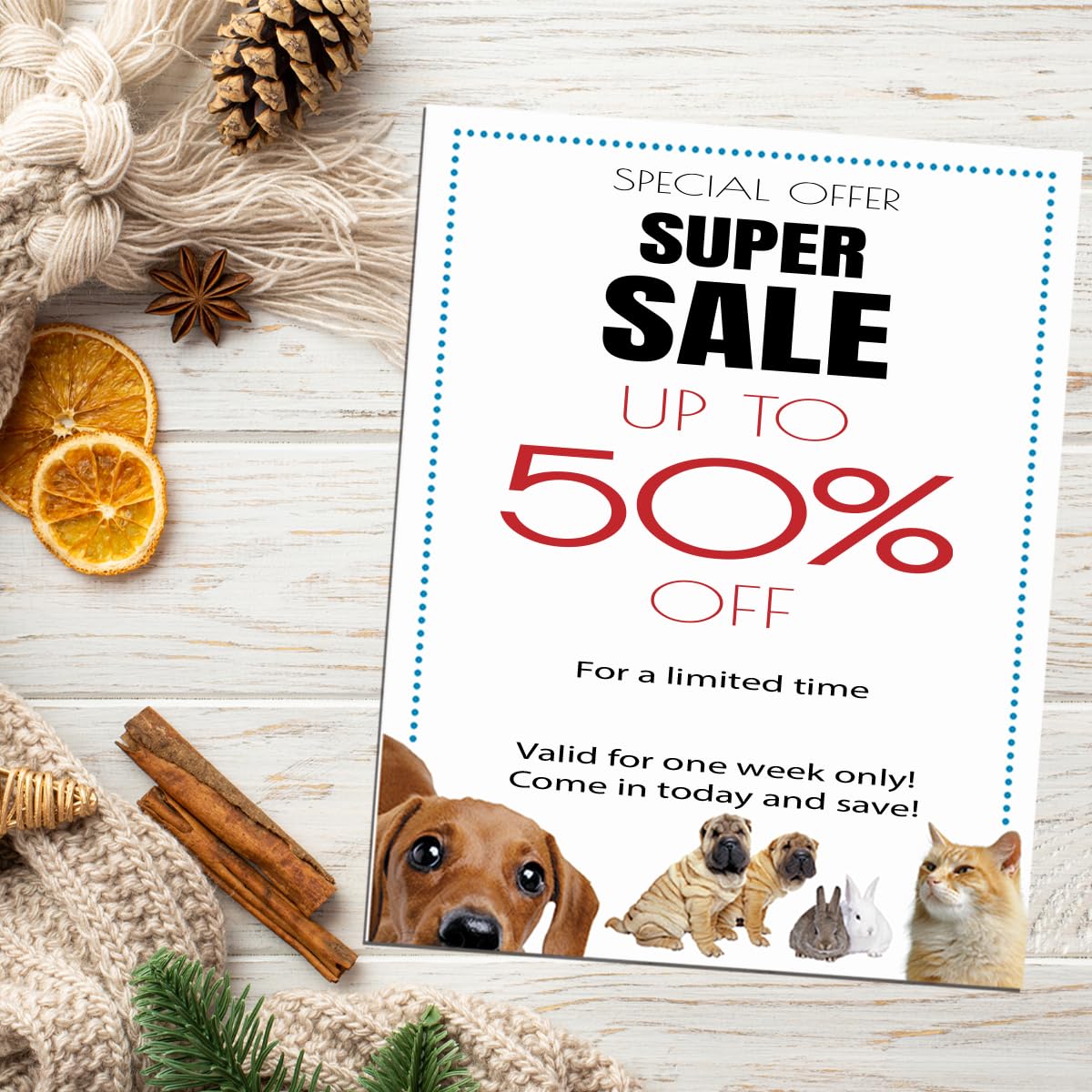 Adorable Pet Pals Stationery Set - 25 Sheets of Premium Decorative Writing Paper (8.5