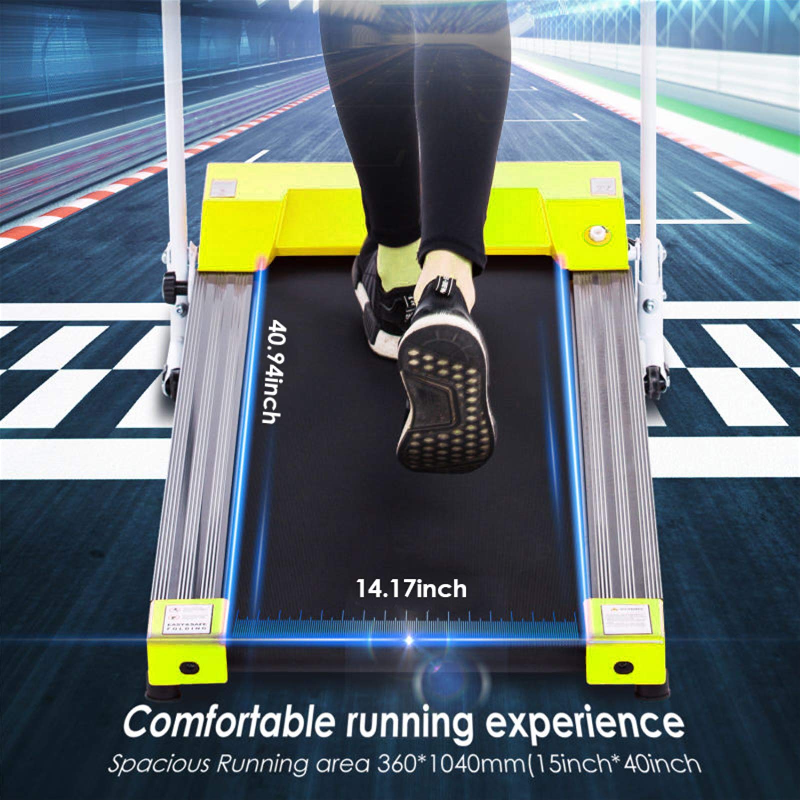 Under Desk Treadmill - 2.5HP Portable Walking Pad for Home & Office, 300 lb Weight Capacity, 2-in-1 Compact Jogging & Running Machine with Remote Control & LED Display - Perfect for Work from Home Fitness & Small Space Workouts