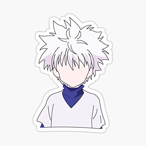 Killua Zoldyck Anime Sticker - Waterproof Vinyl Decal for Cars, Laptops, Windows & Walls - Hunter x Hunter Collectible - Perfect for Anime Fans, Gamers & Car Enthusiasts
