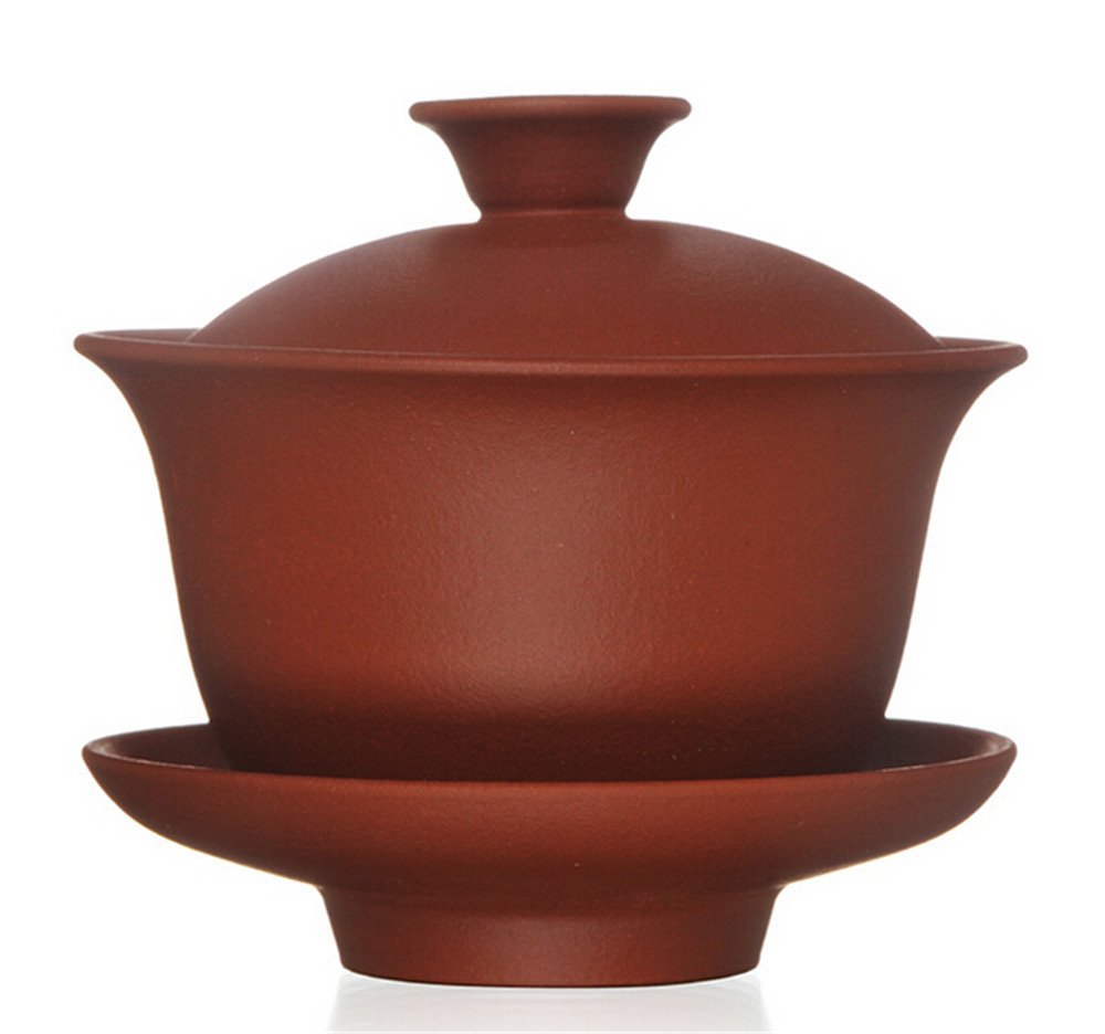 Traditional Gaiwan Tea Set - Chinese Kungfu Tea Cup with Lid & Saucer, Sancai Wan Ceramic Teapot for Brewing Loose Leaf Tea - Perfect for Home, Office, and Tea Ceremonies