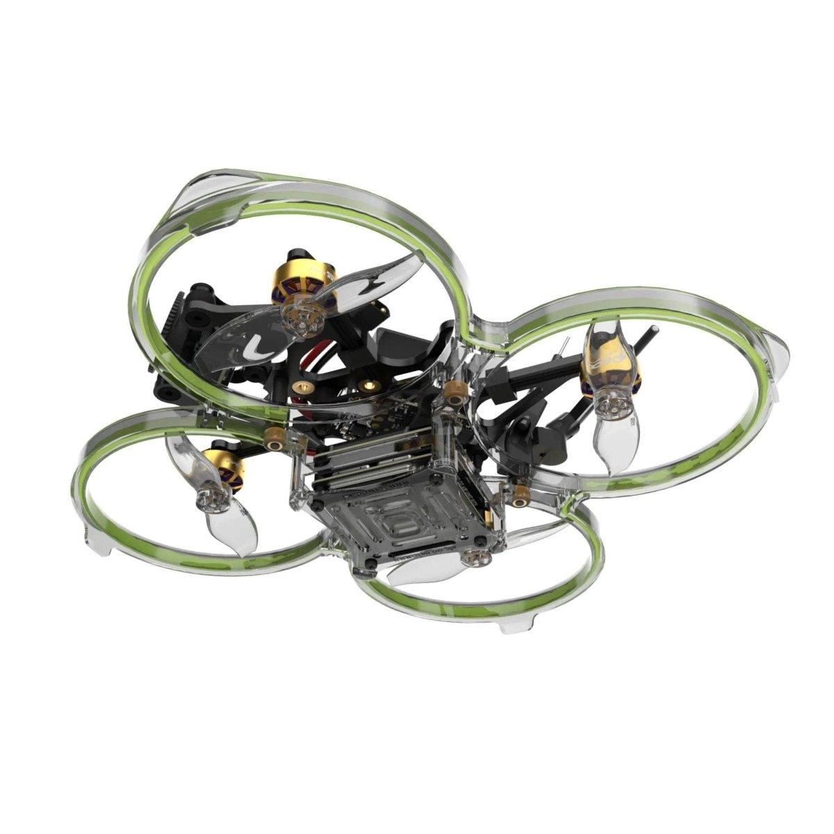 Flywoo BNF FlyLens 85 2S HD FPV Drone with DJI O3 Lite Air Unit & Micro Cam Lite - Brushless Whoop Quadcopter for Indoor/Outdoor Racing and Freestyle Flying (Receiver Options Available)