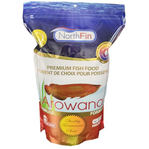 NorthFin Premium Arowana Fish Food - High Protein Pellets for Large Tropical Fish - Ideal for Arowana, Oscar, and Other Carnivorous Fish - Perfect for Aquarium & Pond Feeding