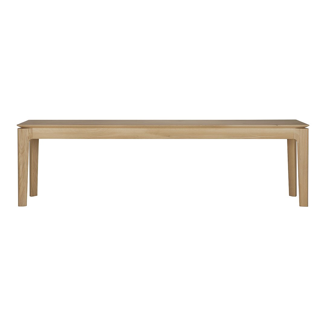 Alain Van Havre Bok Bench by Ethnicraft - Modern Wooden Storage Bench with Handcrafted Design - Perfect for Entryway, Living Room, or Bedroom Storage