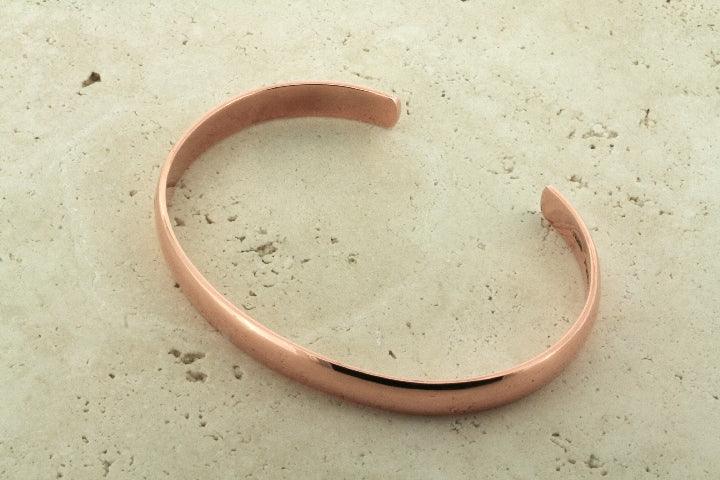 Elegant Narrow Copper Cuff Bracelet for Women - Minimalist Boho Jewelry for Everyday Wear & Special Occasions