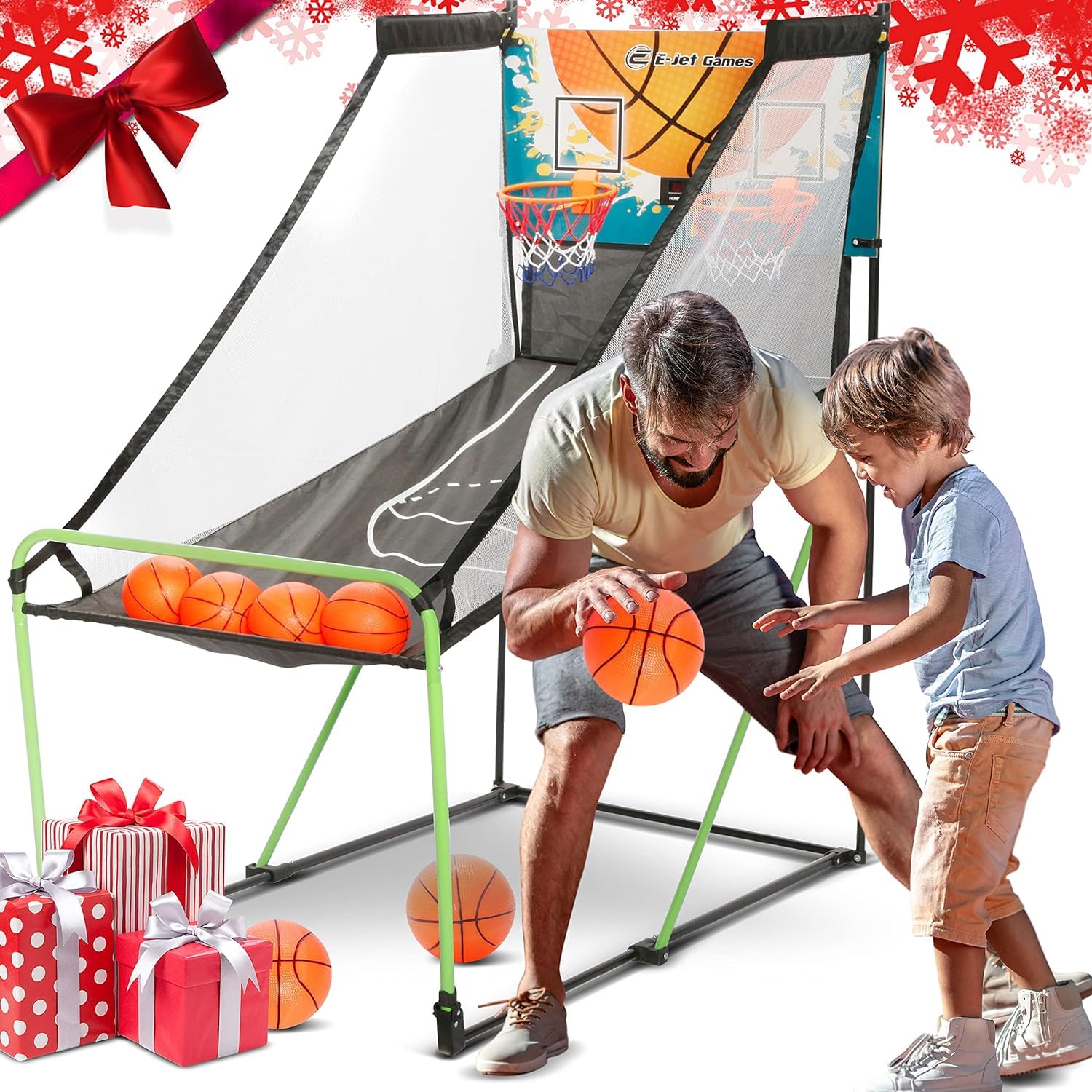 Mini Basketball Arcade Game for Kids Ages 3-10 - Fun Indoor Basketball Toy for Boys & Girls - Perfect Birthday & Christmas Gift for Children & Grandkids | Great for Home Playroom, Birthday Parties & Family Game Nights