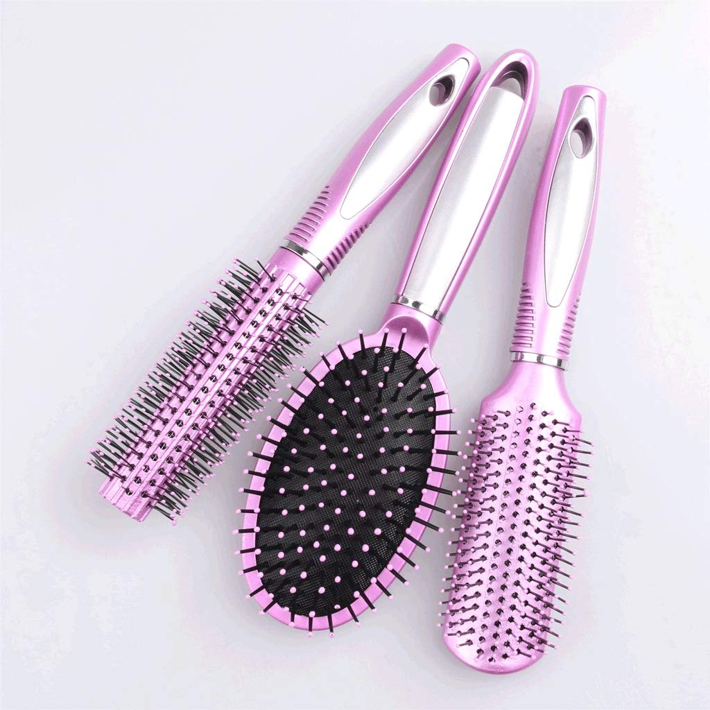 TJLSS Air Cushion Hair Brush - Anti Static Detangling Comb for Smooth & Shiny Hair - Perfect for Curly, Straight & All Hair Types - Ideal for Home, Salon & Travel Use