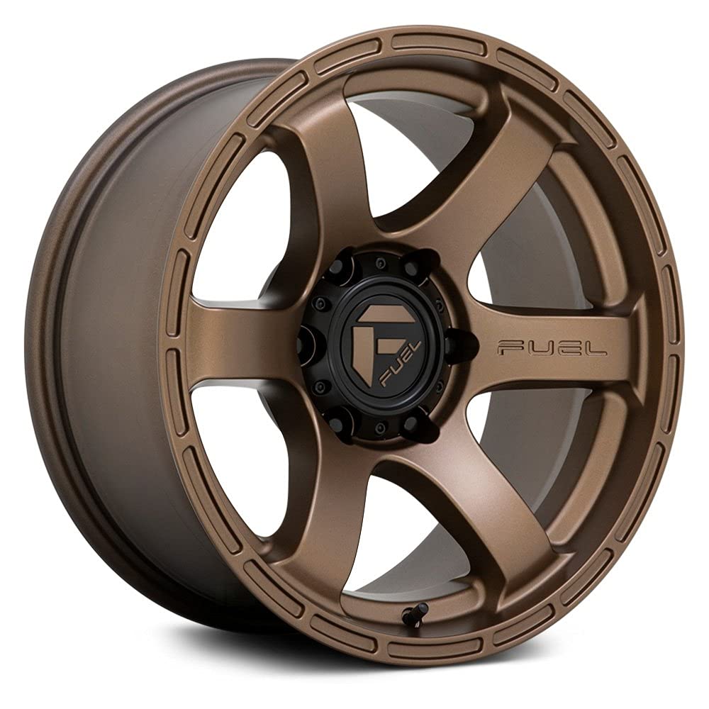 Fuel D768 RUSH Custom Wheel 18x9 -12 Offset 6x139.7 Bolt Pattern 106.1mm Hub Matte Bronze Rim - Premium Off-Road & Truck Wheels for Enhanced Performance & Style