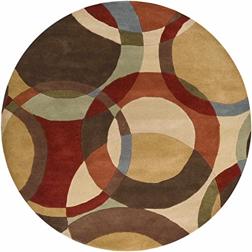 Dark Brown, Burnt Orange, Medium Gray / Tilbury