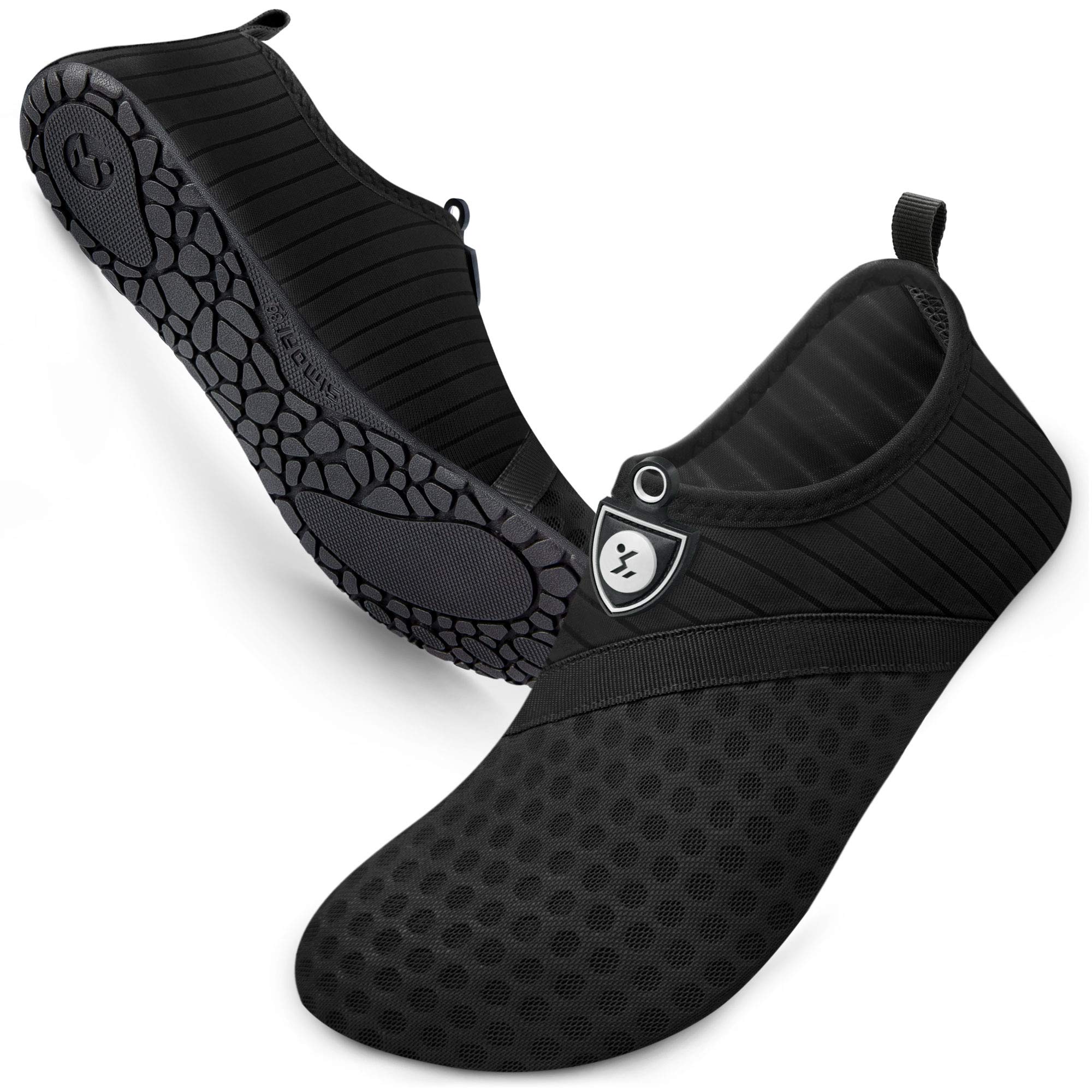 SIMARI Water Shoes for Women & Men - Quick-Dry Swim Shoes for Pool, Beach, Surfing | Barefoot Aqua Socks for Yoga, Exercise & Outdoor Activities | Lightweight & Comfortable SWS001