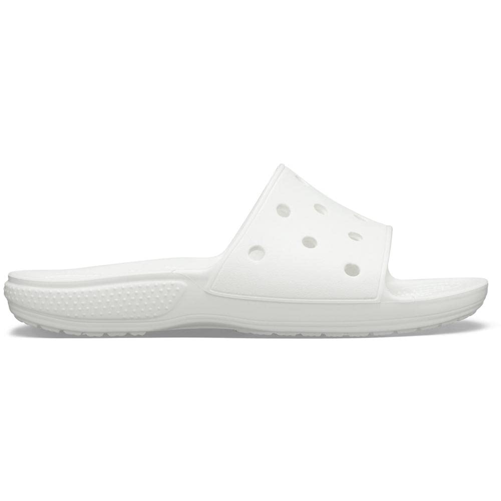 Crocs Unisex-Adult Classic Slide Sandals - Comfortable Waterproof Slip-On Shoes for Men & Women - Perfect for Beach, Pool, Gym & Casual Wear