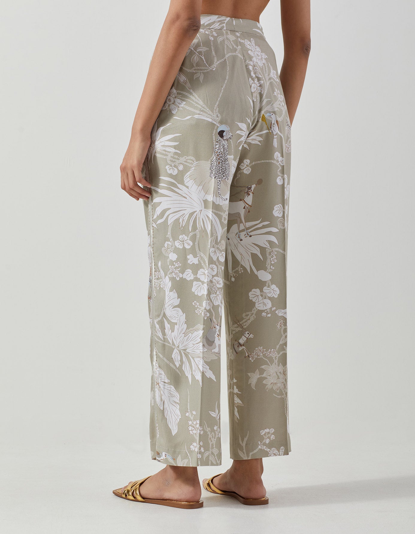 Footloose Women's Cotton Silk Twill Pajama Set - Soft Oyster Grey Sleepwear for Lounge & Bedtime Comfort