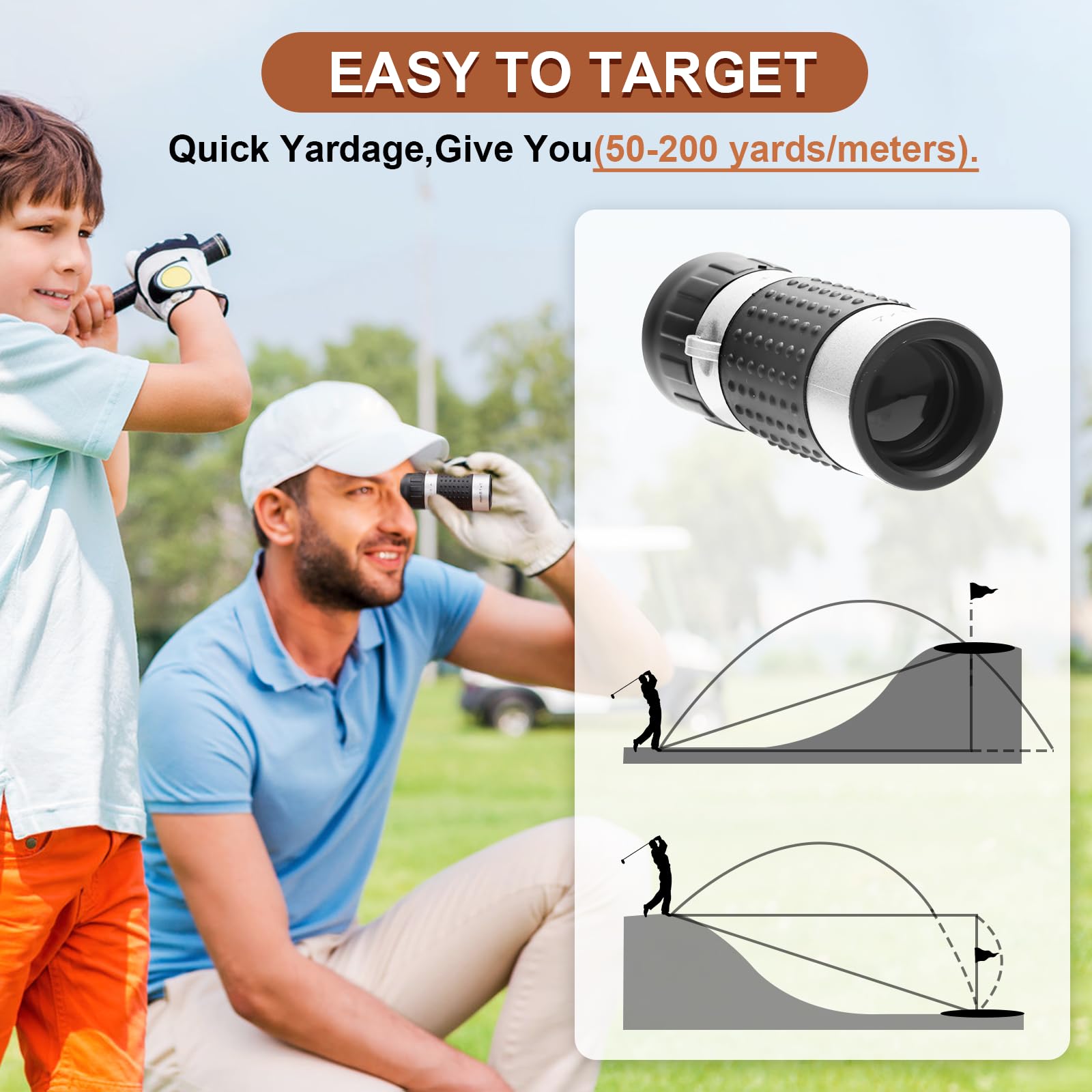 Premium Golf Gift Set for Men & Women - Rangefinder, Multi-Function Clubs, Golf Balls, Brushes, Scorekeeper & More - Perfect for Birthdays, Father's Day & Golf Enthusiasts - Ideal for Driving Range, Course Play & Tournament Gifts