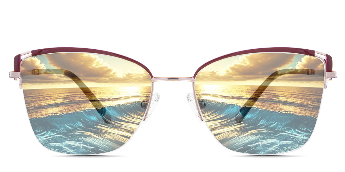 Phoebe Women's Prescription Tinted Glasses - Stylish & UV Protection for Everyday Wear, Reading, and Outdoor Activities