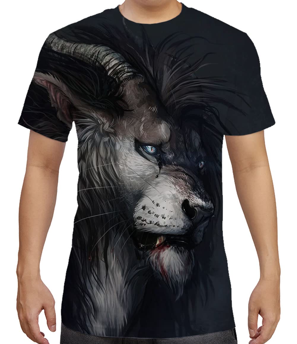 Funny 3D Printed Graphic T-Shirt for Men - Comfortable Cotton Tee with Cool Designs (Sizes S-3XL) | Casual Wear, Gifts, Parties & Everyday Outfits