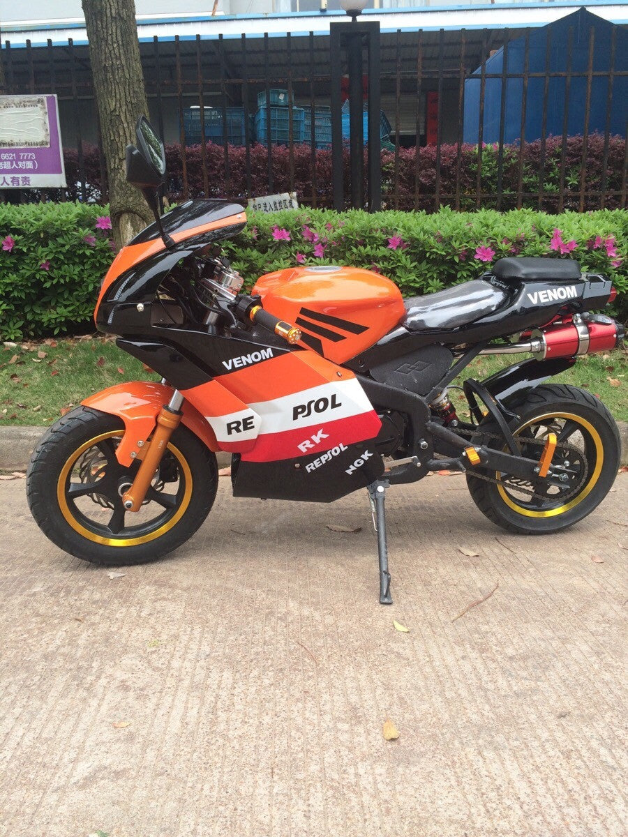 2016 REPSOL LIMITED EDITION Super Pocket Bike x19 - 4 Gears Mini Motorcycle for Adults & Teens | Perfect for Backyard Racing, Off-Road Trails & Urban Commuting
