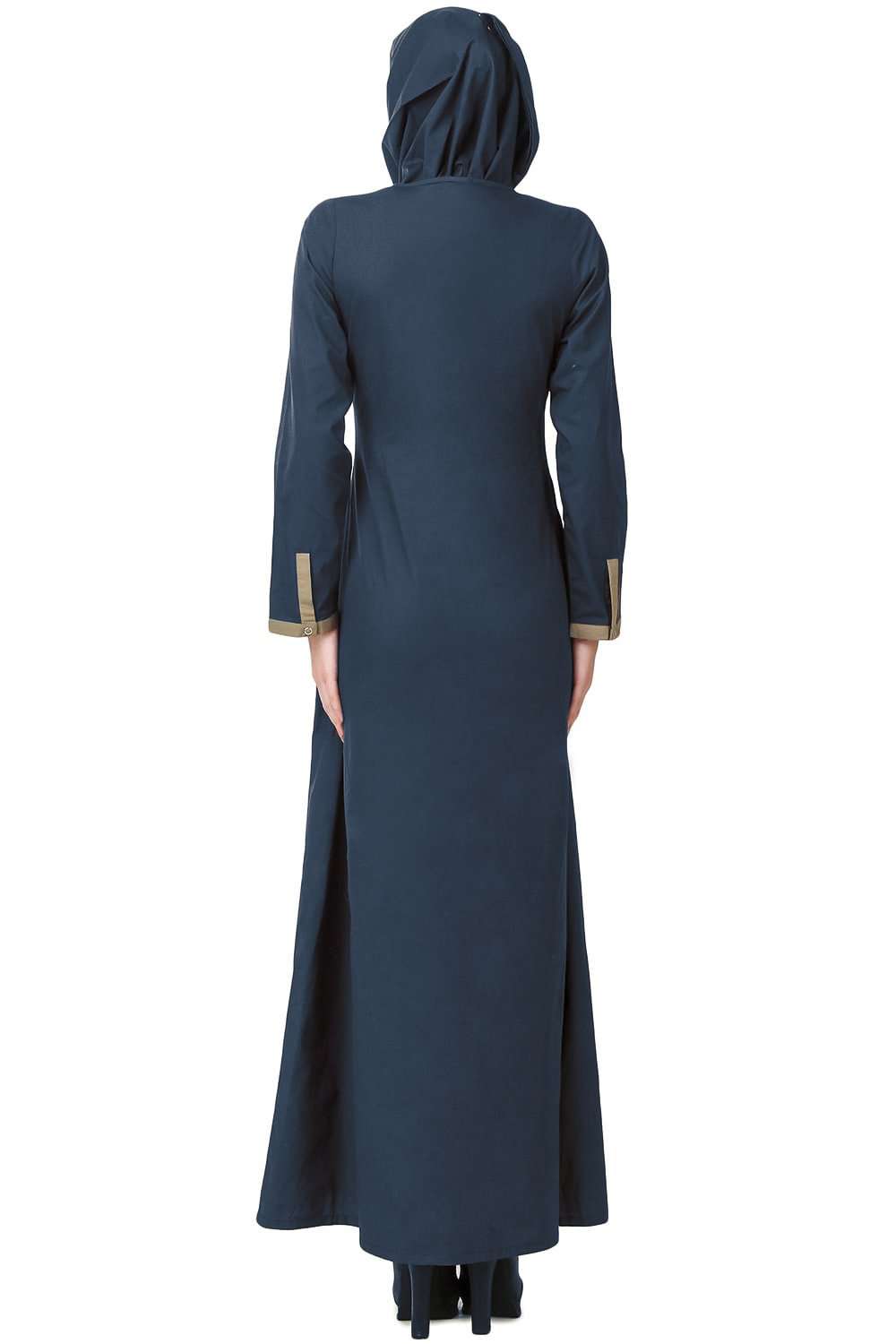 Elegant Zaib Abaya - Modest Muslim Dress for Women - Perfect for Prayer, Eid, and Special Occasions