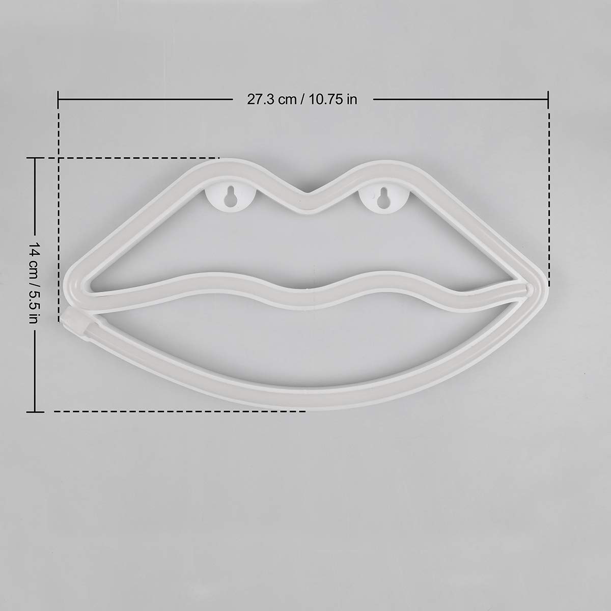 Hopolon LED Neon Lip Sign - Red Lip Light for Party Decor, Girls Room, Table Decoration & Kids Gifts | Perfect for Birthday Parties, Bedroom Wall Art & Home Decor