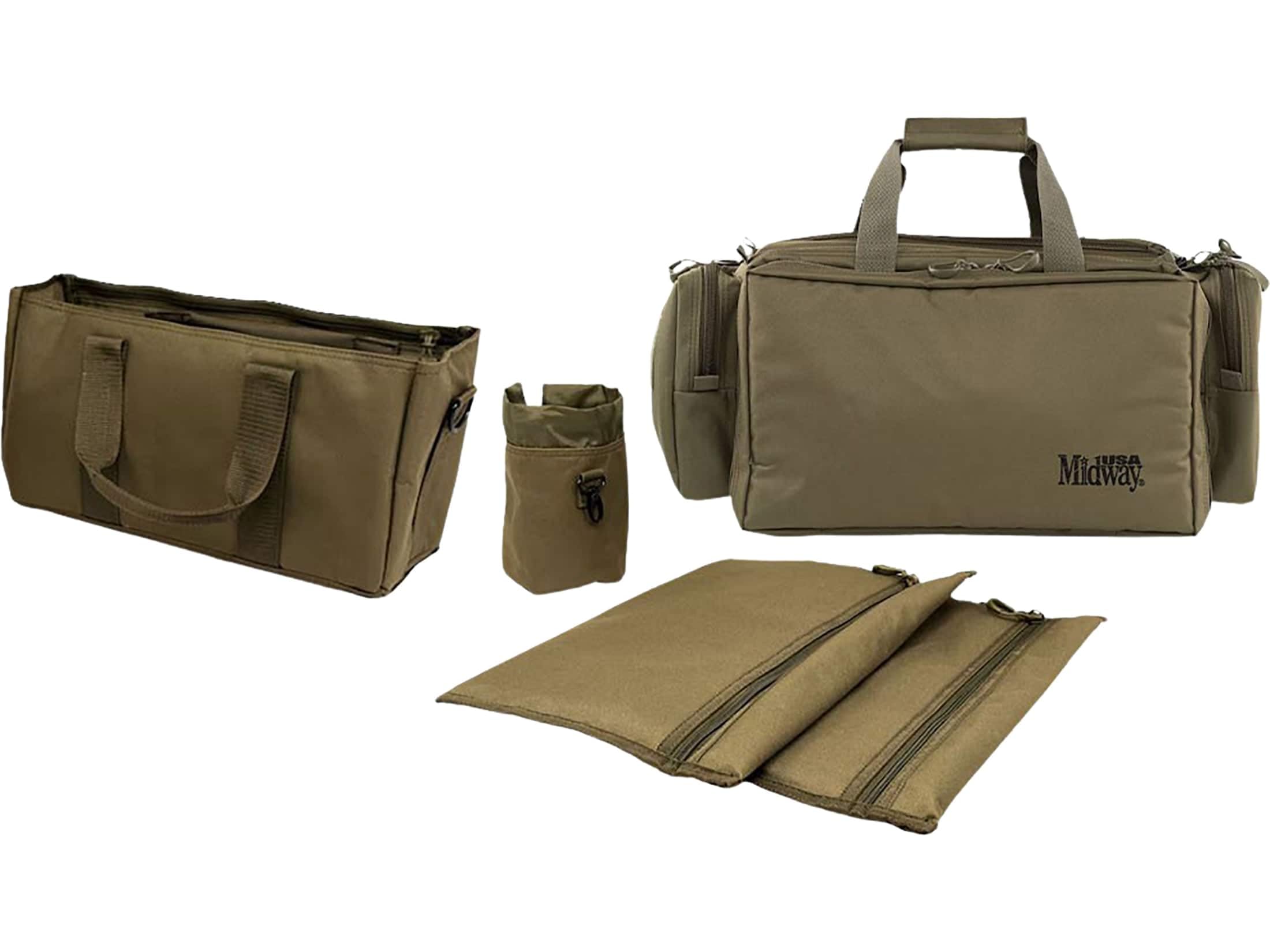 Competition Range Bag System Olive Drab - Tactical Shooting Range Gear for Pistol & Rifle Accessories - Perfect for Outdoor Shooting, Hunting, and Range Practice