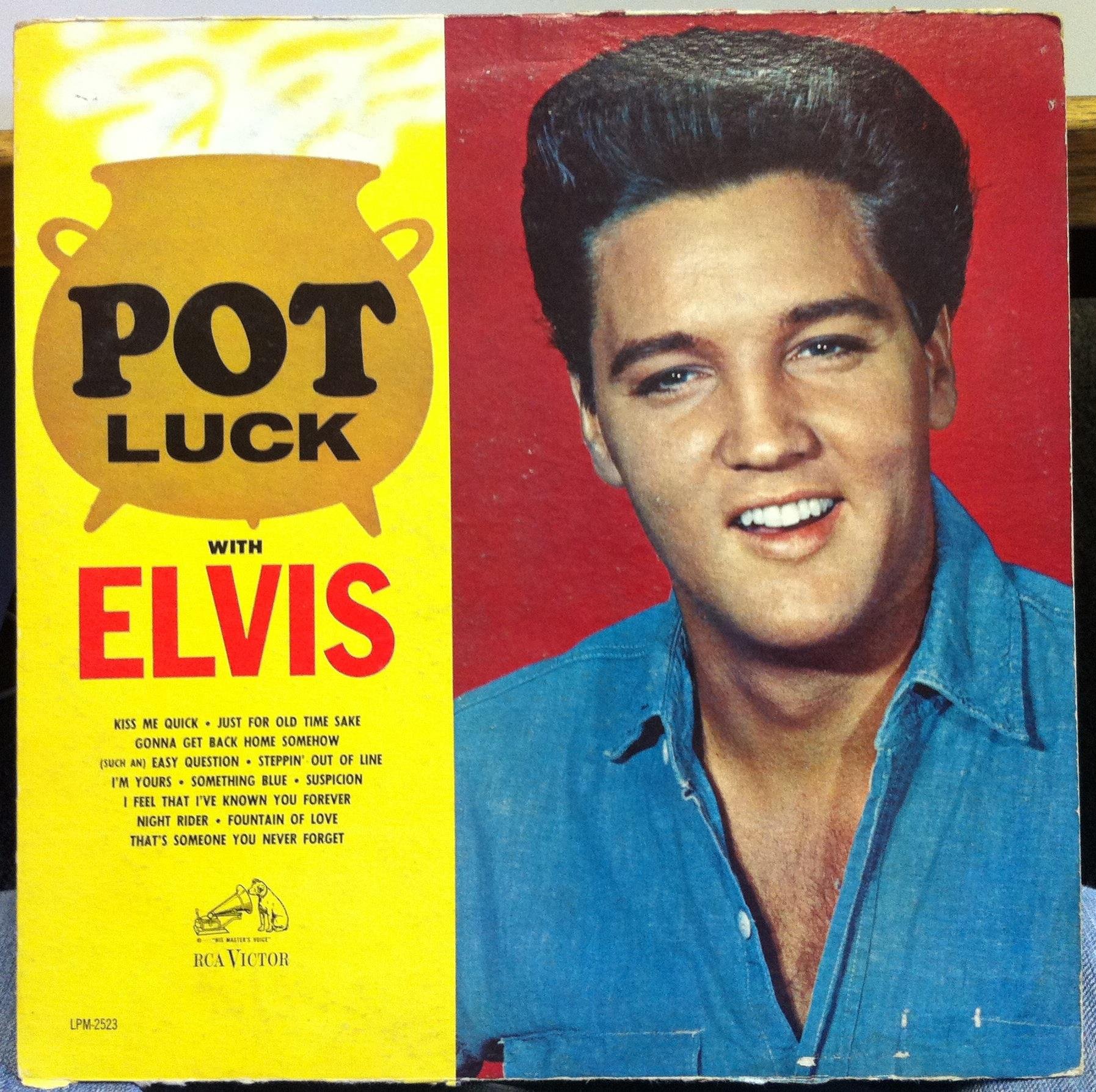 Elvis Presley Pot Luck Vinyl Record LP - Classic 1960s Music Album for Collectors & Fans - Perfect for Home Listening, Gifts & Vintage Music Enthusiasts