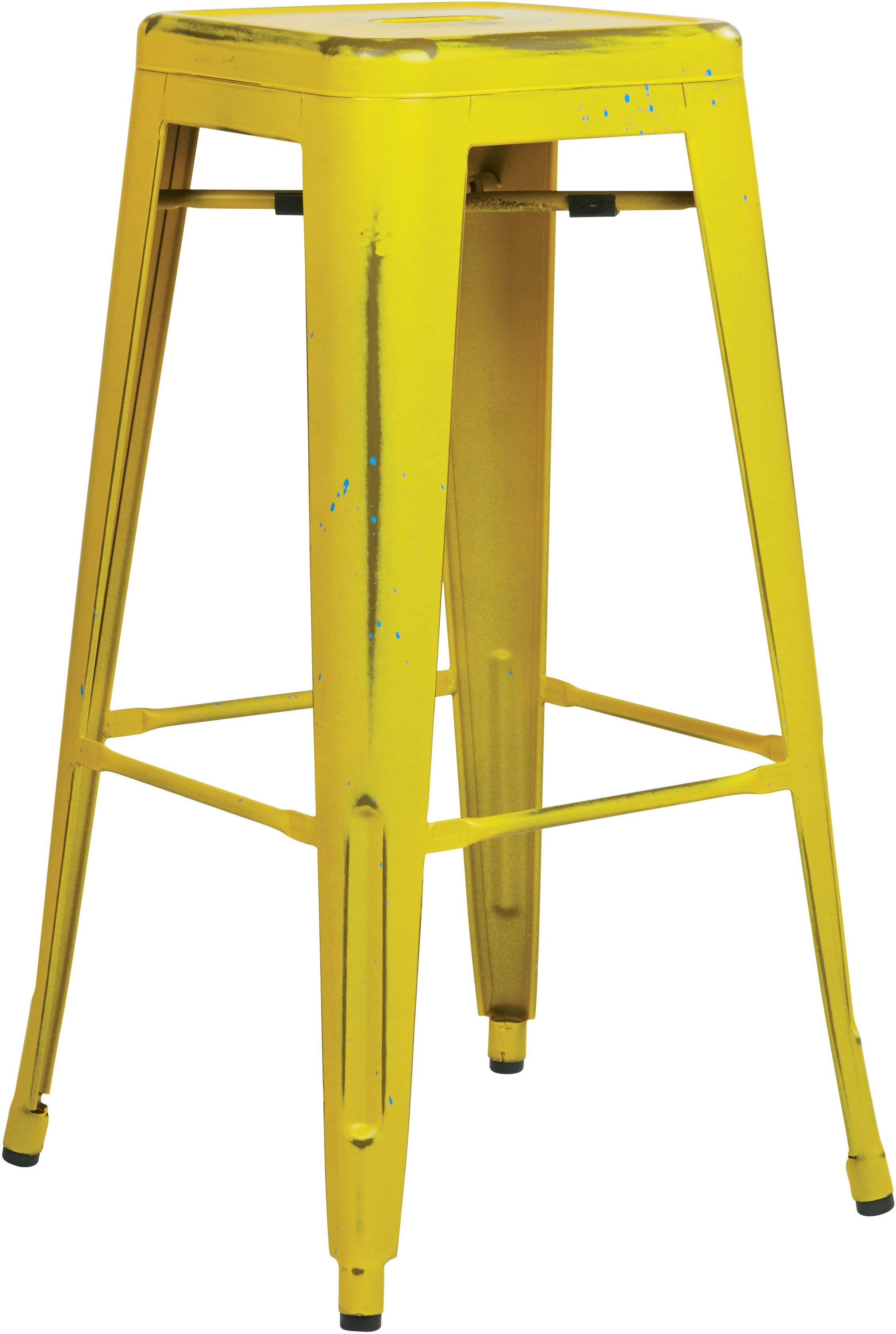 Antique Yellow with Blue Specks
