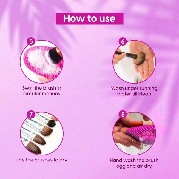 CARAPACE Silicone Makeup Brush Cleaner Pad - Quick-Drying Cosmetic Brush Cleaning Mat for Foundation, Eyeshadow & Blush Brushes (Perfect for Home & Professional Makeup Artists)