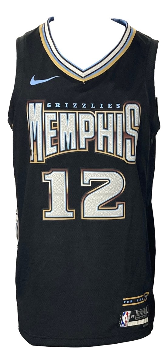 Authentic Ja Morant Signed Memphis Grizzlies Black Nike Swingman Jersey - Limited Edition Basketball Memorabilia for Collectors & Fans - Perfect for Display, Gifting, and Game Day Support