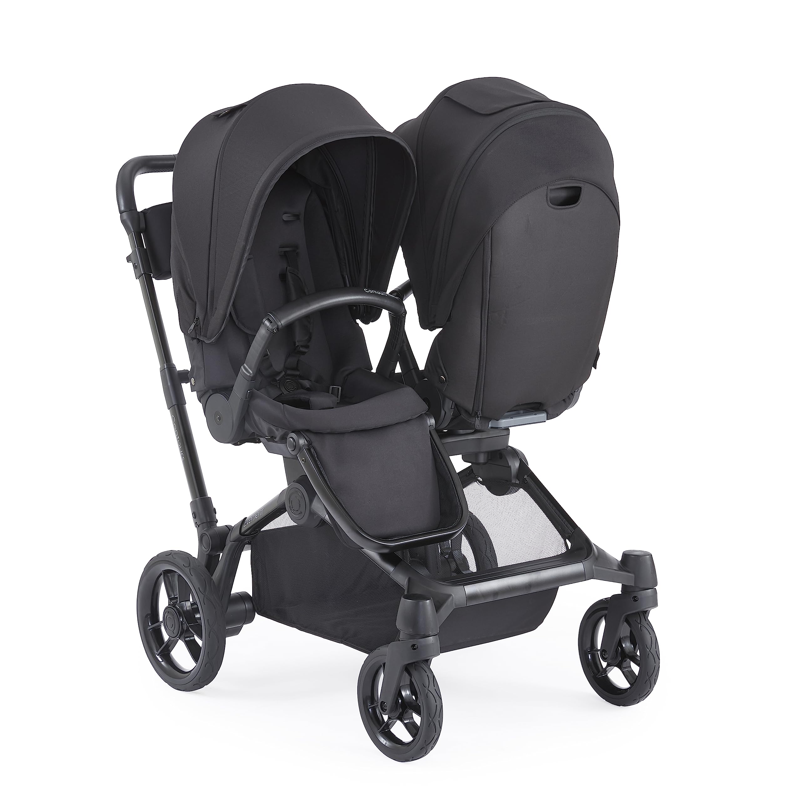 Contours Element Baby Stroller with Reversible Second Seat | Compatible Only with Contours Element Strollers | Stealth Black | Perfect for Twins, Siblings or Parent-Child Outings