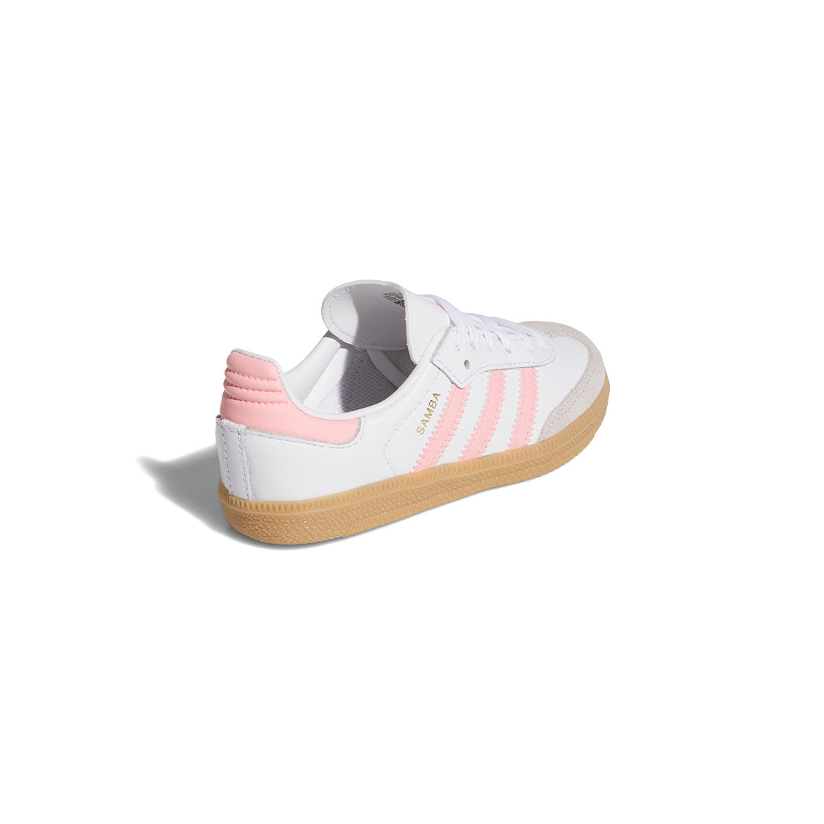 Kids Samba OG Sneakers - White Semi Pink Spark - Comfortable & Stylish Shoes for Boys & Girls - Perfect for School, Sports & Casual Wear
