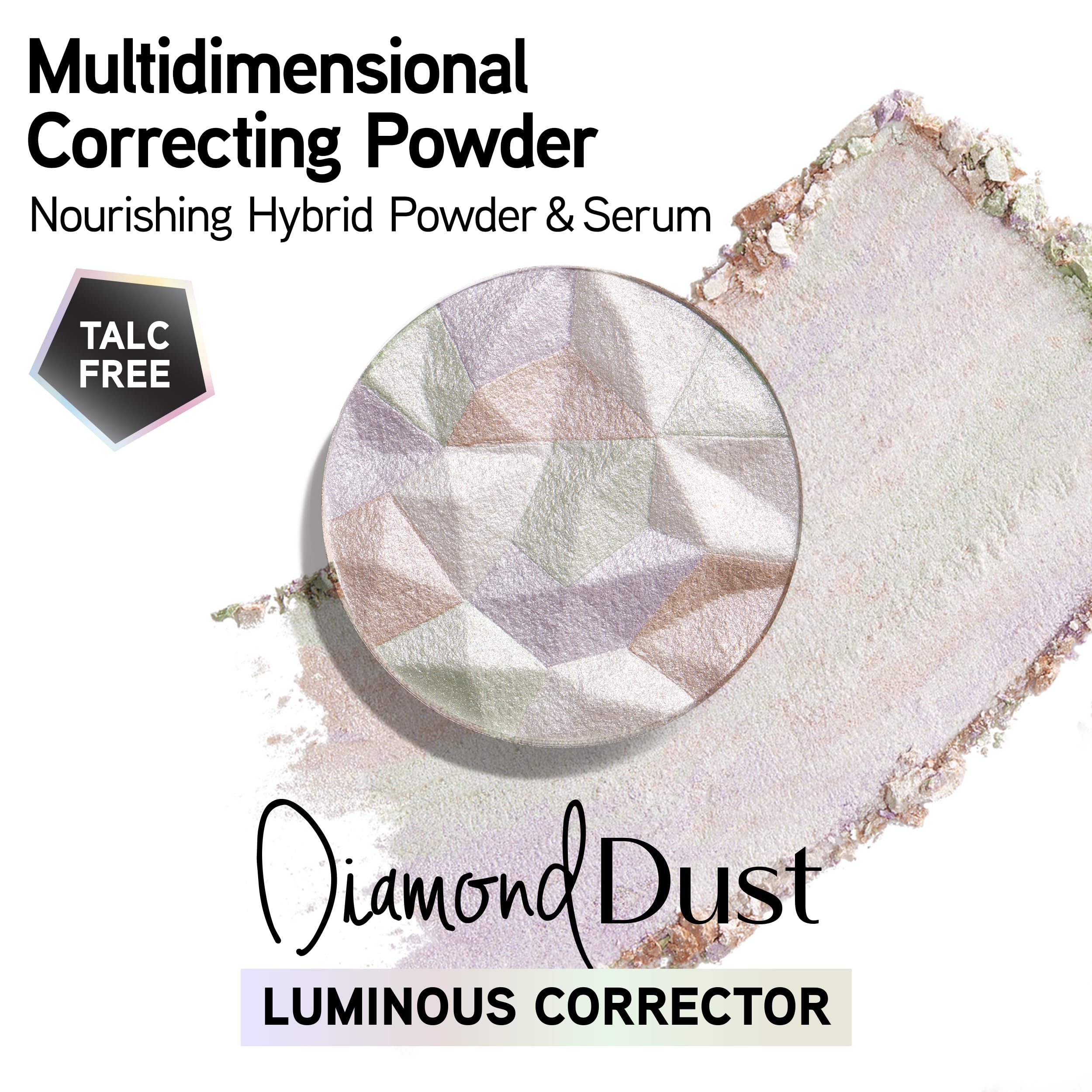 Physicians Formula Mineral Wear Diamond Dust Talc-Free Powder & Serum Hybrid - Radiant Soft-Focus Finish with Vitamin E & Diamond Dust | Cruelty-Free, Vegan Luminous Corrector | Perfect for Daily Wear & Special Occasion Makeup
