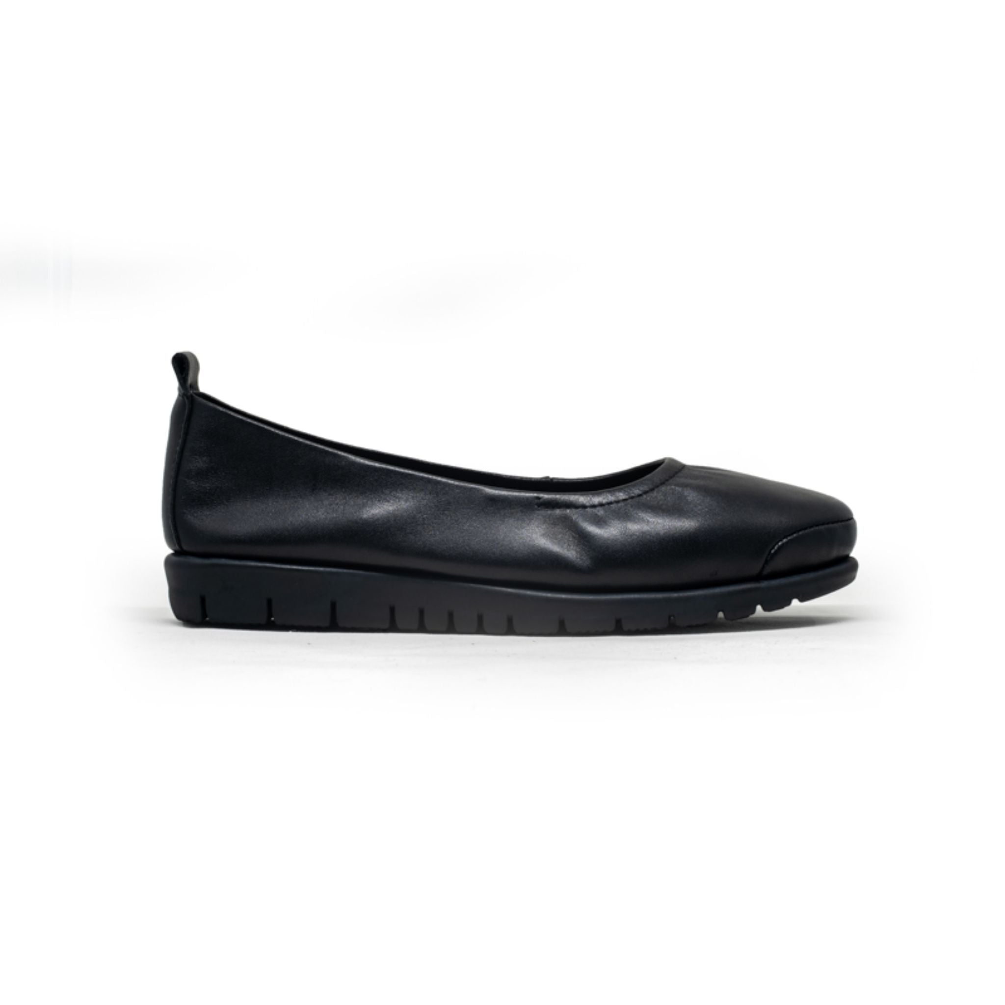 Barani Leather Ballet Flats for Women - Comfortable Pumps Shoes 8841-2 in Black | Perfect for Office, Wedding & Everyday Wear