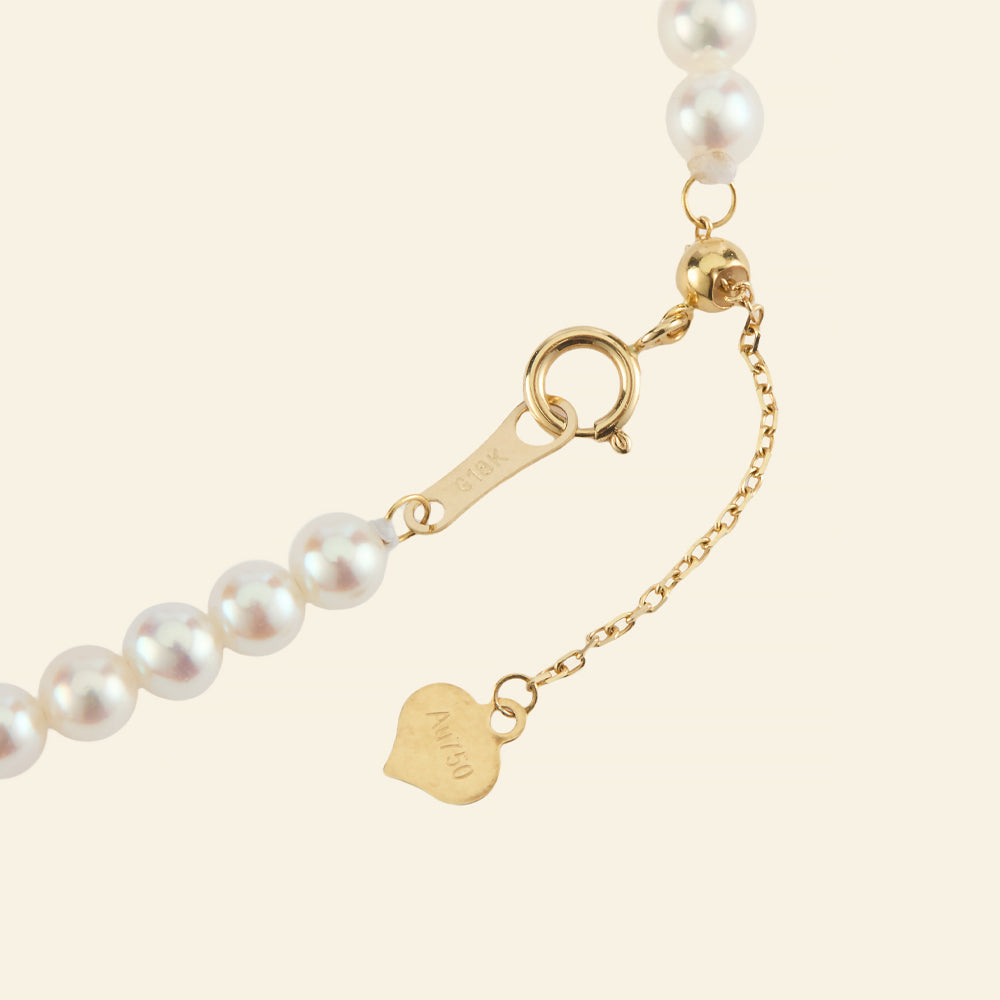 AAA Freshwater Pearl Bracelet - 3.5-4mm Natural Pearls, Elegant Jewelry Gift for Women, Perfect for Weddings & Special Occasions