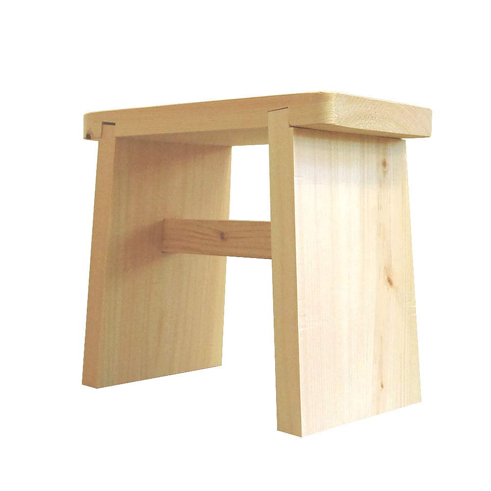 Premium Japanese Hinoki Wood Shower Stool - Natural Bath Seat for Spa, Sauna & Relaxation - Handcrafted Teak Shower Bench for Bathroom, Outdoor & Wellness Retreats
