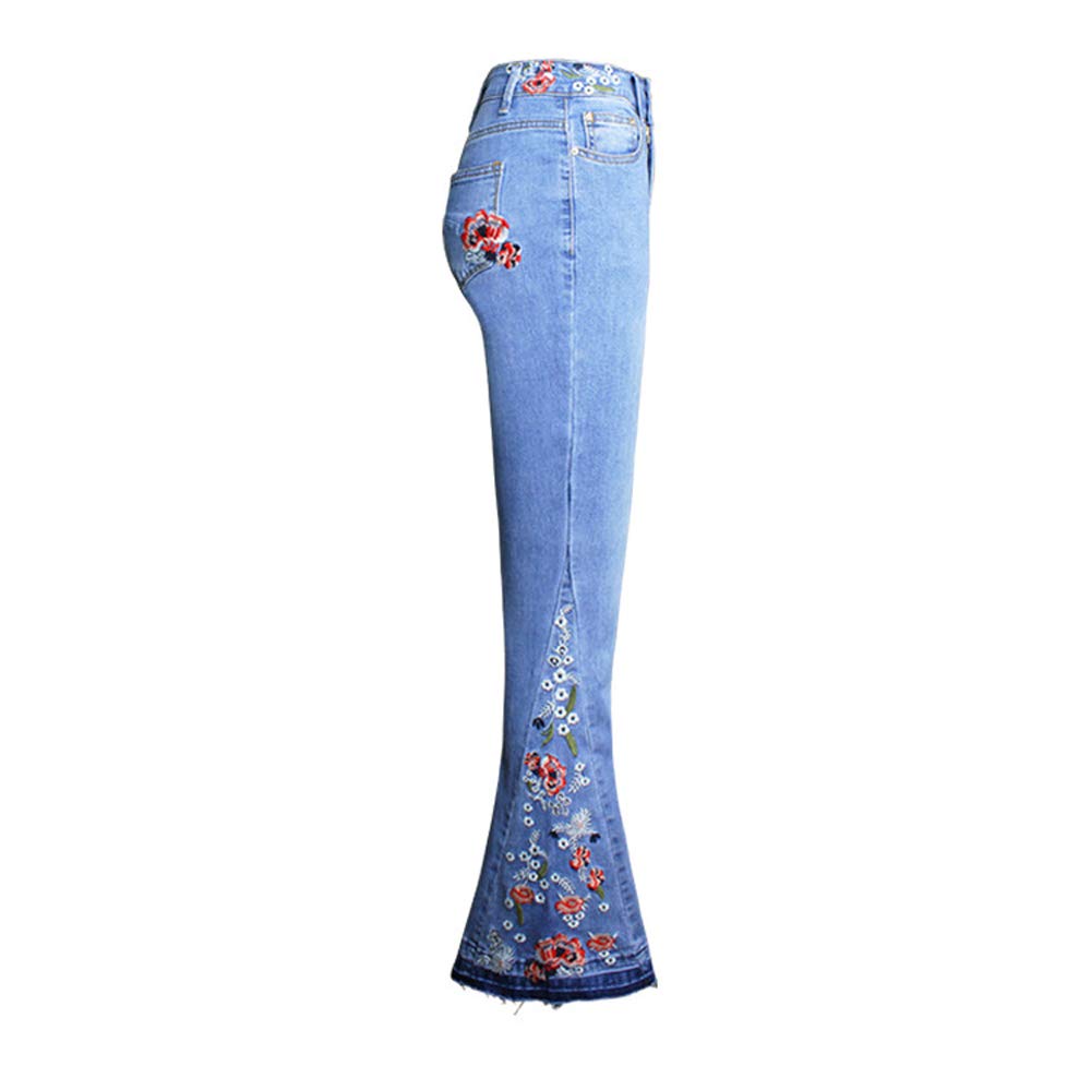Chowsir Women's Stretch Skinny Bootcut Jeans - High Waist Denim Pants for Casual Wear & Night Out