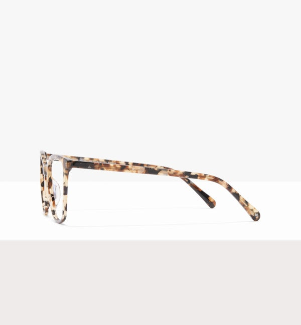 Stylish Sandy Eyeglasses for Women & Men - Trendy Lightweight Frame with UV Protection - Perfect for Reading, Driving & Outdoor Activities