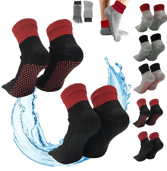 Konjoun Super Socks - Men's Barefoot Running Socks for Outdoor Activities & Grounding | Perfect for Trail Running, Hiking & Natural Wellness